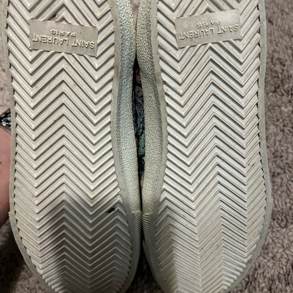 Saint Laurent tapestry flower sneakers - Picture 3 of 7